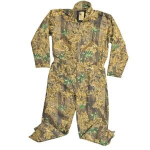 Bear River Cotton Hunting Coveralls Camo Outdoor Rugged Insulated Size XL